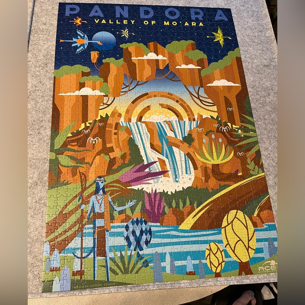 Disney Pandora Valley of Mo'ara Wall Art Puzzle